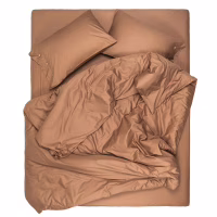 Підковдра Ardesto Mix&Match 100% бавовна, сатин коричневий 160х220 см (ART1622DVH) - Image 6