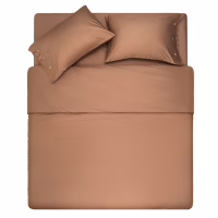 Підковдра Ardesto Mix&Match 100% бавовна, сатин коричневий 160х220 см (ART1622DVH) - Image 1
