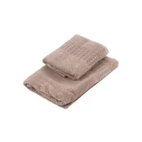 Рушник Ardesto набір махрових Lotus 2 шт 50х90 см індіго, 70х140см, 100% бавовна, беж (ART2357NS) - 9