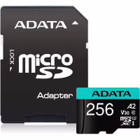 Карта пам'яті ADATA 256GB microSD class 10 UHS-I U3 V30 A2 Premier Pro SD 6.0 (AUSDX256GUI3V30SA2-RA1) - Image 3