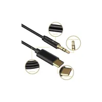 Кабель мультимедійний USB-C to 3.5mm M 1.0m black XoKo (AUX-002-BK) - 2