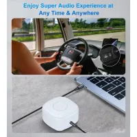 Перехідник USB-C to jack 3.5mm stereo audio (CDLA) 2.0m Choetech (AUX008-BK) - 6