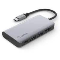 Концентратор Belkin USB-C 4in1 Multiport Dock (AVC006BTSGY) - 2