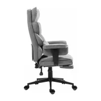 Офісне крісло GT Racer B-2511 Gray (B-2511 Fabric Gray) - 7