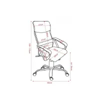 Офісне крісло GT Racer B-710 Black - Зображення 3