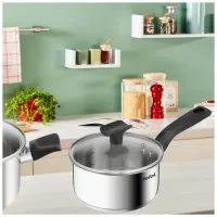 Набір посуду Tefal Delicious, 6предметів, нержавіюча сталь, бакеліт, скло (B925S655) - Зображення 5