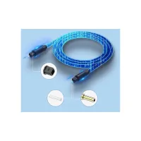 Кабель мультимедійний Optical Toslink 1.0m black Vention (BAEBF) - Зображення 4