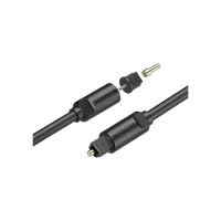 Кабель мультимедійний Optical Toslink 3.0m black Vention (BAEBI) - Зображення 2