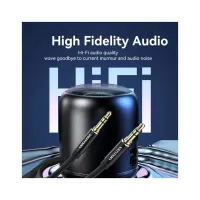 Кабель мультимедійний 3.5mm M to 3.5mm M 1.5m black Vention (BAXBG) - Зображення 2