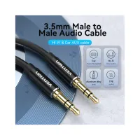 Кабель мультимедійний 3.5mm M to 3.5mm M 1.5m black Vention (BAXBG) - Зображення 3