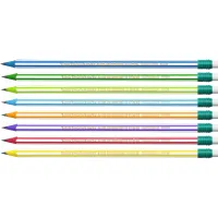 Олівець графітний Bic Evolution Stripes HB, з гумкою (bc8960342) - Изображение 2
