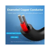 Кабель мультимедийный 2xRCA M to 2xRCA M 1.5m black Vention (BCMBG) - Изображение 11