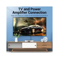 Кабель мультимедийный 2xRCA M to 2xRCA M 1.5m black Vention (BCMBG) - Изображение 7