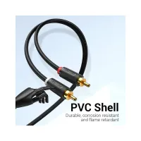 Кабель мультимедийный 2xRCA M to 2xRCA M 1.5m black Vention (BCMBG) - Изображение 10