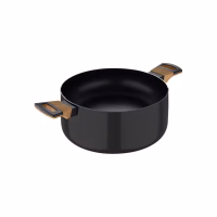 Каструля Bergner Earth black, з кришкою 28 см, 6 л (BG-32037-BK) - Image 3