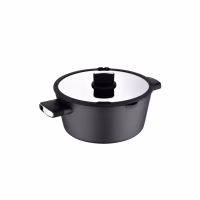 Кастрюля Bergner Ion, з кришкою 6 л (BG-35802-BK) - Image 1