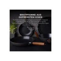 Набір сковорідок MasterPro Odin, 20/24 см чавун (BGKIT-0083) - Изображение 7