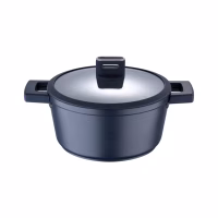 Каструля MasterPro Indigo з кришкою 24 см 4,5 л (BGMP-7979) - Image 2