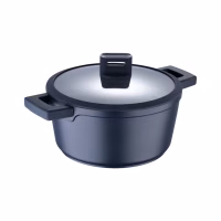 Каструля MasterPro Indigo з кришкою 24 см 4,5 л (BGMP-7979) - Image 1