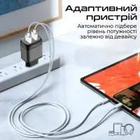 Зарядний пристрій Promate 18W 2xUSB-A (biplug-qc3.eu-bk) - 5