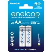 Акумулятор Panasonic AA Eneloop 2000mAh NI-MH * 2 (BK-3MCDE/2CP) - 1