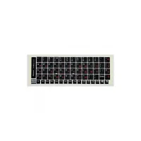 Наклейка на клавіатуру BestKey непрозора чорна, 68, помаранчевий (BK13ORA/024) - 1