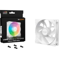 Кулер до корпусу Be quiet! Light Wings LX 120mm PWM Reverse білий (BL133) - 5