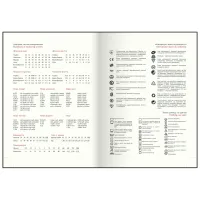 Еженедельник Buromax датированный 2026 PRIMAVERA, А5 черный (BM.2120-01) - Изображение 8