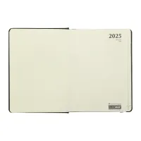 Тижневик Buromax датований 2025 VELOUR, А5 чорний (BM.2134-01) - Зображення 2
