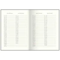 Еженедельник Buromax датированный 2026 MONOCHROME A5 бордовый (BM.2160-13) - Изображение 5