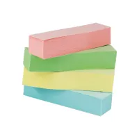 Стікер-закладка Buromax Plastic bookmarks 51x12mm, 4*100шт, rectangles,pastel colors (BM.2306-99) - Зображення 1