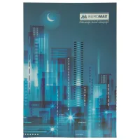 Канцелярская книга Buromax А4 JOBMAX, 96 листов, клетка (BM.2428) - Изображение 5