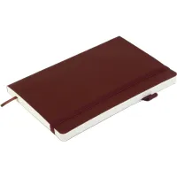 Книга записна Buromax Primo 125x195 мм 96 аркушів в клітинку обкладинка зі штучної шкіри Коричнева (BM.291161-25) - Зображення 3