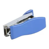 Степлер Buromax металевий МІНІ, 12 аркушів, (скоби №10), 61 х 34 х 25 мм, синій (BM.4151-02) - Зображення 4