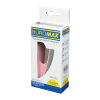 Степлер Buromax пластиковий PASTEL, 20 аркушів, (скоби №24, 26), 111 х 62 х 32 мм, рожевий (BM.4215-10) - Зображення 5