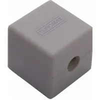 Точилка Buromax CUBE RUBBER TOUCH пластиковий корпус контейнер (BM.4757-1) - Зображення 2