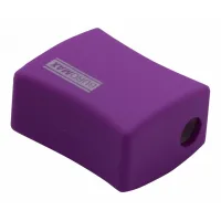 Точилка Buromax ALFA, RUBBER TOUCH з контейнером 2 отвори (BM.4778-1) - Зображення 2