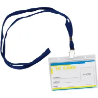 Бейдж Buromax horizontal 11х8cм, PVC, clear (BM.5411) - Зображення 1