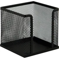 Подставка-куб для писем и бумаг Buromax 10х10х10 см, wire mesh, black (BM.6215-01) - Изображение 2