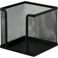 Подставка-куб для писем и бумаг Buromax 10х10х10 см, wire mesh, black (BM.6215-01) - Изображение 1