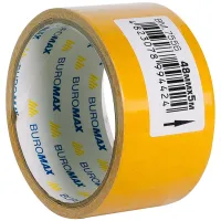 Скотч Buromax двухсторонний на тканевой основе 48 мм х 5 м (BM.7556) - Изображение 2