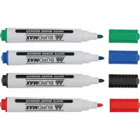 Набір маркерів Buromax JOBMAX Board, SET*4шт+губка (BM.8800-84) - Зображення 3