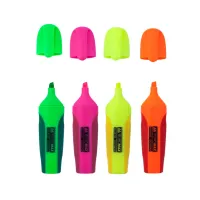 Набір маркерів Buromax highlighter pen, NEON, chisel tip, SET 4 colors (BM.8904-84) - Зображення 1