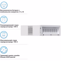 Батарея LiFePo4 Deye BOS-B-Pack16-A3, 51.2V 314Ah (BOS-B-Pack16-A3) - Image 3