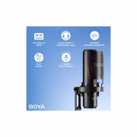 Микрофон Boya K3-02 RGB Type-C/3,5 мм Black (BOYA K3-02) - Image 11