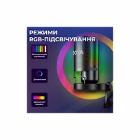 Микрофон Boya K3-02 RGB Type-C/3,5 мм Black (BOYA K3-02) - Image 9