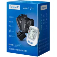 Тонометр Longevita Авт.вимір.артер.тиску LONGEVITA BP-103 Авт. вимір. артер. тиску (BP-103) - Зображення 3