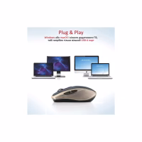 Мышка Promate Breeze Wireless Gold (breeze.gold) - Image 6