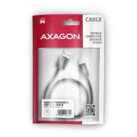 Дата кабель USB 3.2 AM to USB-C 1.0m black AXAGON (BUCM3-AM10AB) - Зображення 3