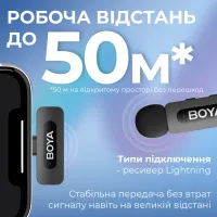 Микрофон Boya BY-V2 Lightning Black (BY-V2) - Изображение 11